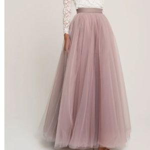 Long tutu skirt bridal birthday party shower size small